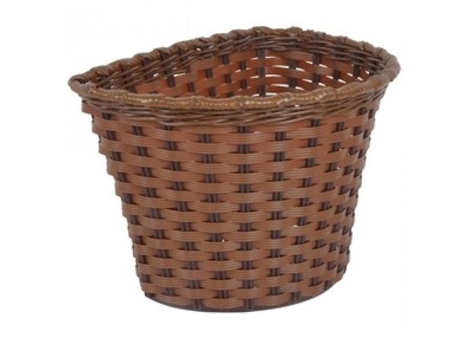 ALPHA PLUS Vintage plastic wicker style junior basket click to zoom image